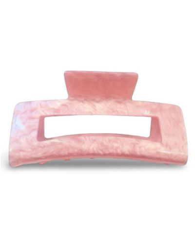 Headbands of Hope Большая прямоугольная заколка-крабик - Pink