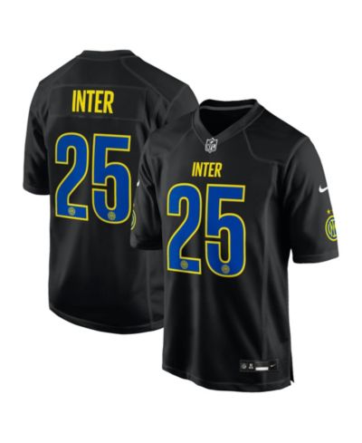 Nike Men's Black Inter Milan 2025 Club World Cup X NFL Jersey