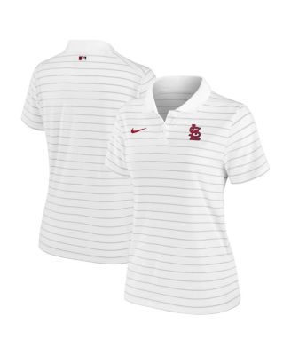 Женская рубашка-поло Nike White St. Louis Cardinals Authentic Collection Victory Performance