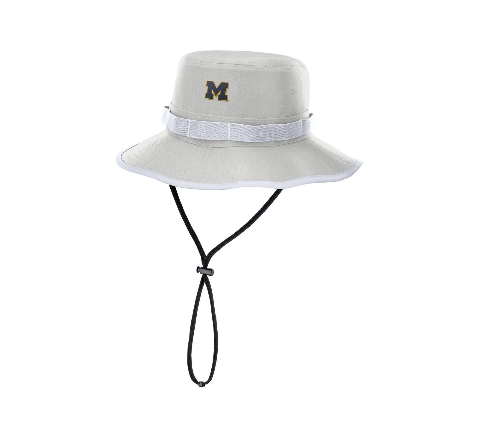 Мужская кепка Nike Michigan Wolverines 2025 Sideline Apex Boonie Bucket