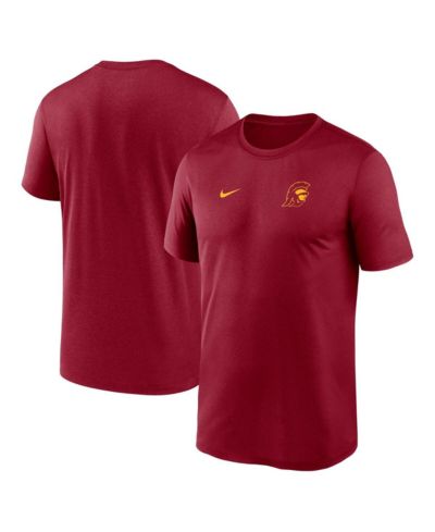 Nike Мужская футболка с логотипом USC Trojans 2025 Sideline, кардинал