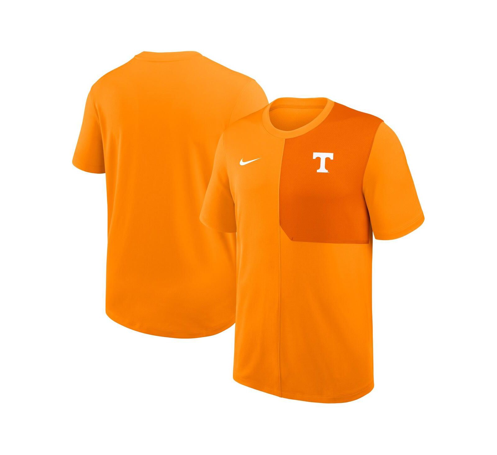 Nike Men's Tennessee Orange Tennessee Volunteers 2025 Sideline UV Performance Coach T-Shirt