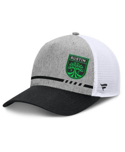 Мужская кепка Fanatics Austin FC Low Block Trucker Heather Gray