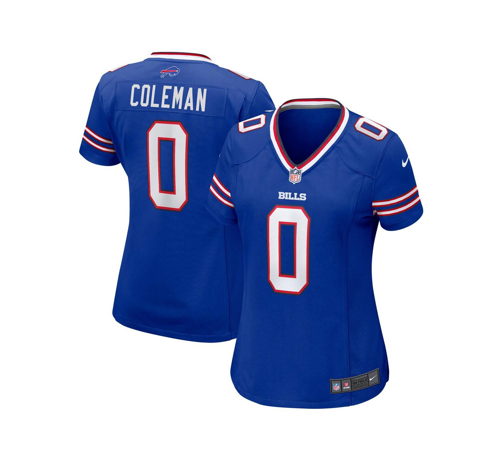 Nike Женская игровая джерси Keon Coleman Royal Buffalo Bills