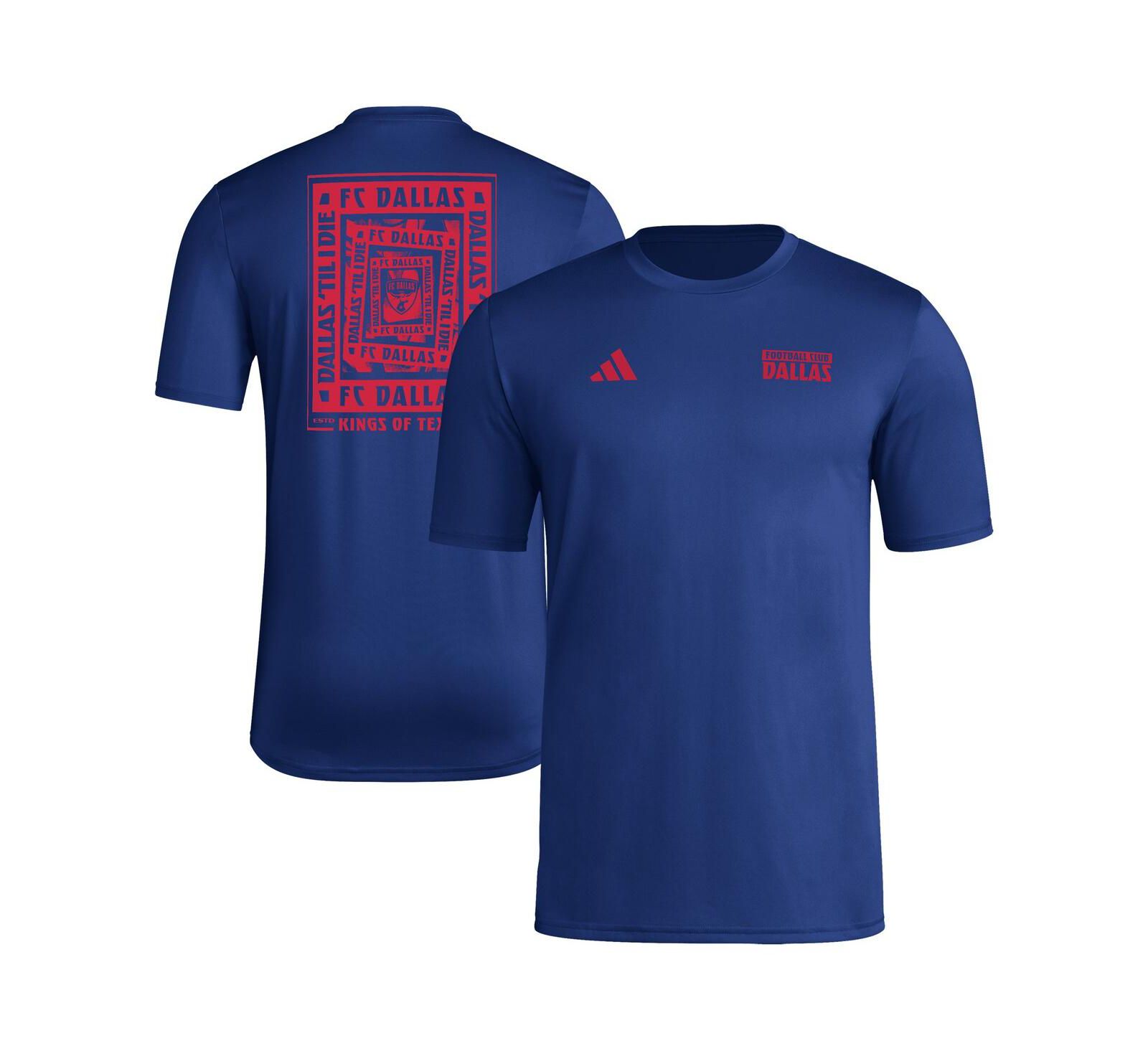 Adidas Men's Blue FC Dallas Local Wrap T-Shirt