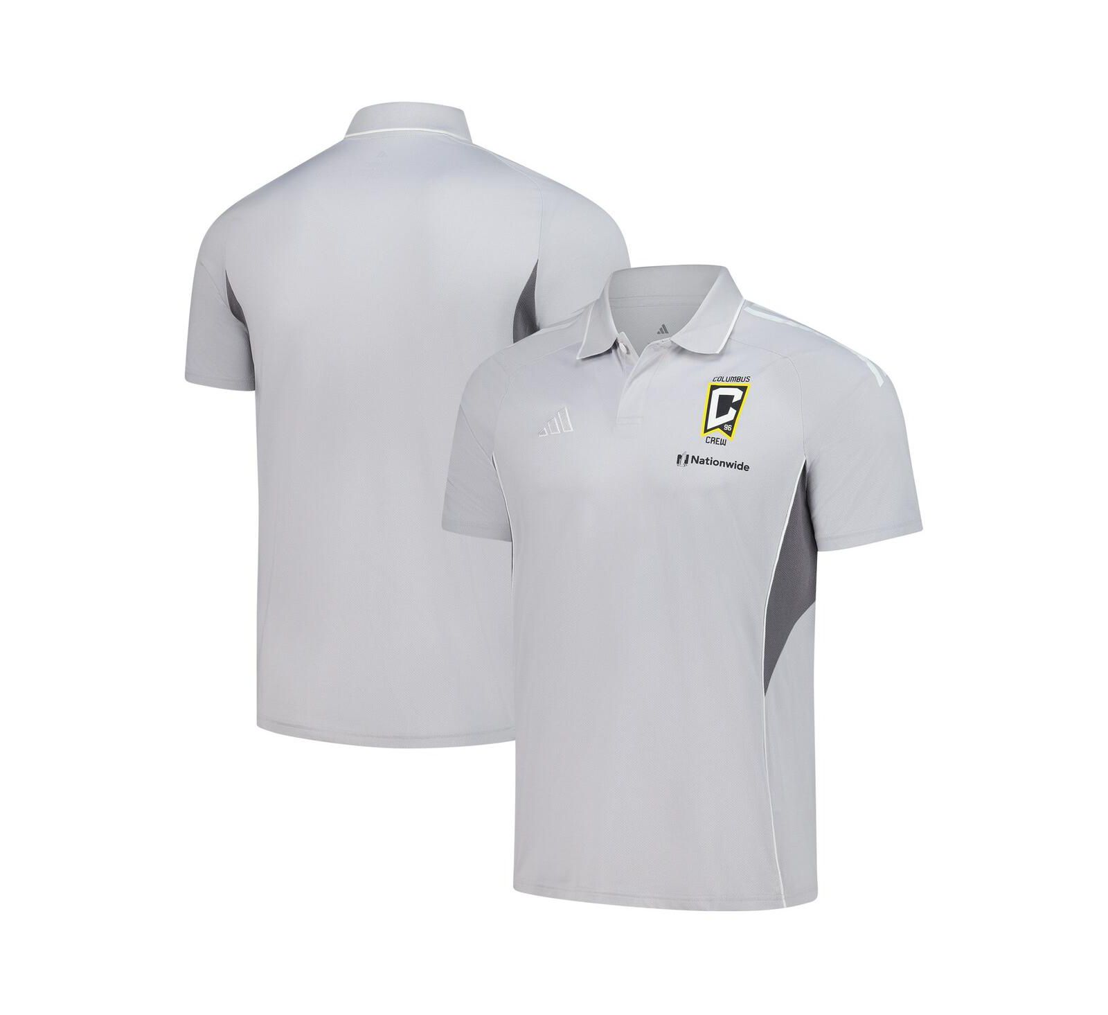 Adidas Men's Silver Columbus Crew 2025 Training Polo Shirt