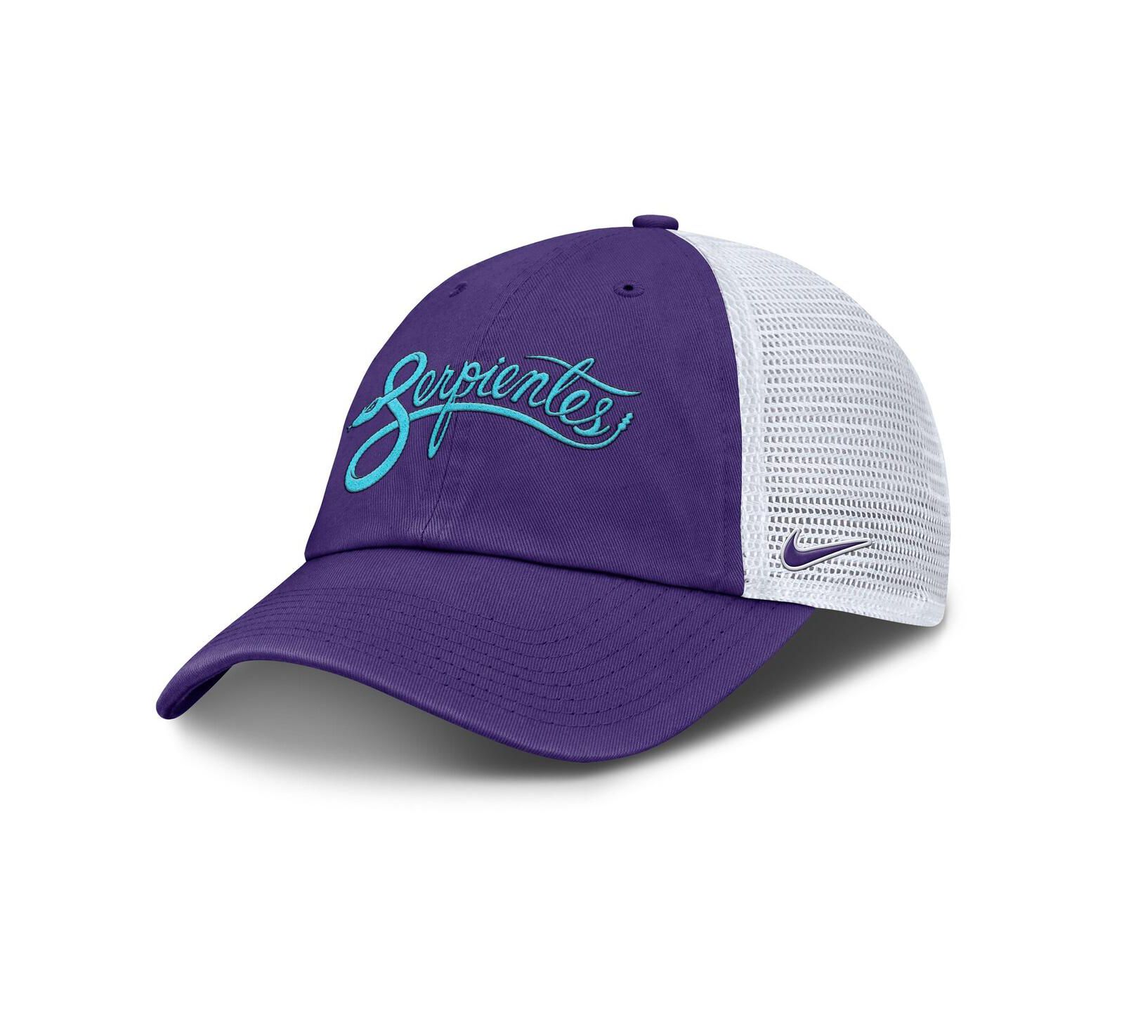 Nike Men's and Women's Purple/White Arizona Diamondbacks 2025 City Connect Club Trucker Adjustable Hat