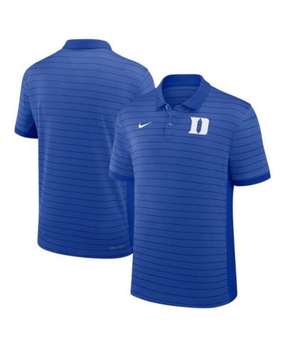 Мужское поло Nike Duke Blue Devils 2025 Early Season Coaches Sideline Victory Stripe, синий