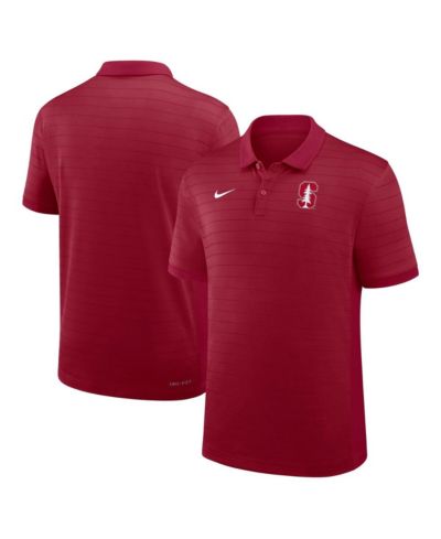 Nike Мужская поло Nike Cardinal Stanford Cardinal 2025 Early Season Coaches Sideline Victory Stripe Performance