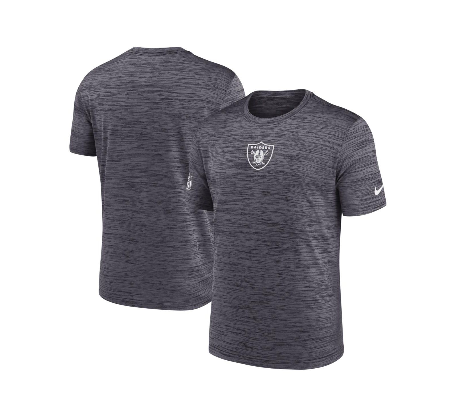 Мужская футболка Nike Black Las Vegas Raiders Big & Tall Sideline Velocity Performance
