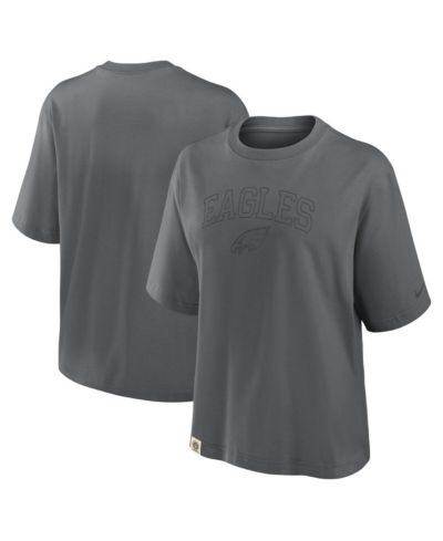 Nike Женская футболка Philadelphia Eagles Glory Arch Boxy Charcoal