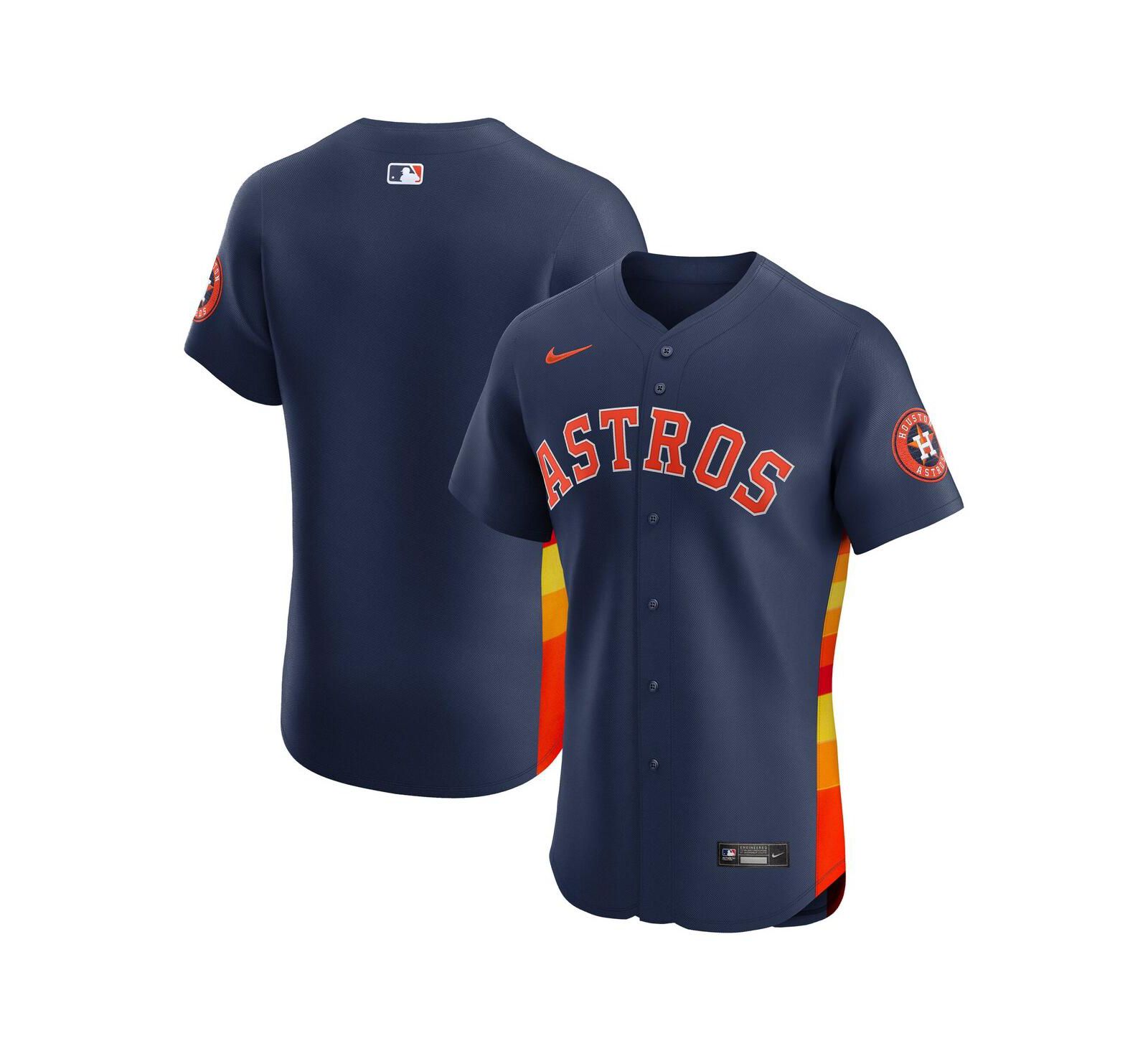Мужская джерси Nike Houston Astros Alternate 2 Elite, темно-синяя