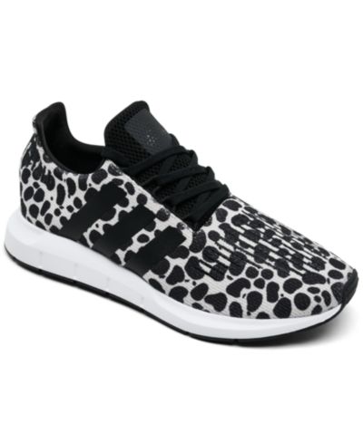 Adidas Women's Swift Run 1.0 Animal Print Casual Sneakers from Finish Line