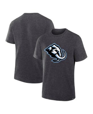 Fanatics Men's Heather Charcoal Utah Mammoth Primary Logo Legacy T-Shirt