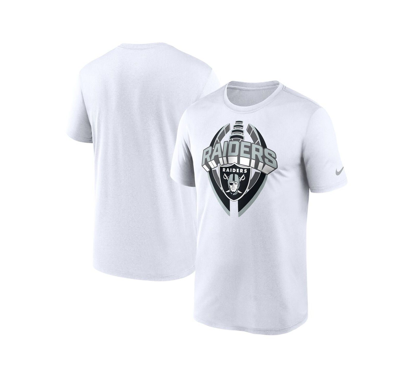 Nike Men's White Las Vegas Raiders Legend Icon Performance T-Shirt