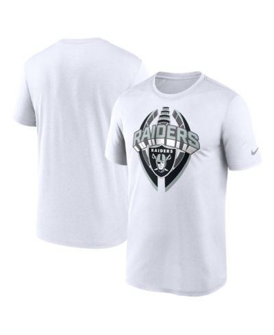 Nike Men's White Las Vegas Raiders Legend Icon Performance T-Shirt