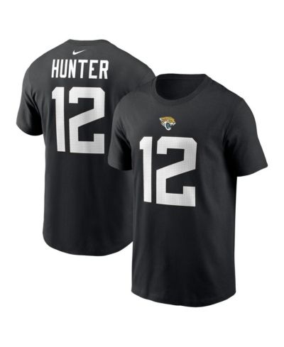 Nike Men's Travis Hunter Black Jacksonville Jaguars 2025 NFL Draft First Round Pick Player Name & Number T-Shirt