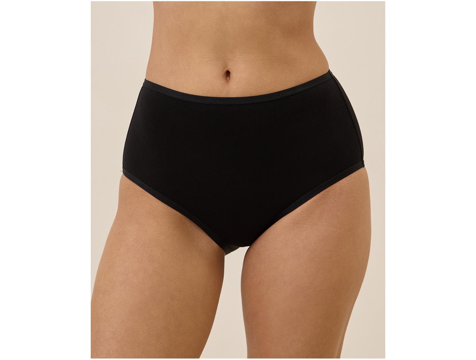 Pact Women's Organic Cotton Everyday High Rise Brief 6-Pack
