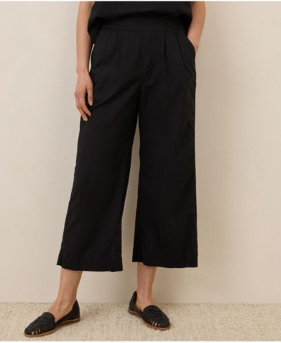 Pact Women's Organic Cotton Canopy Linen Blend Pleated Trouser