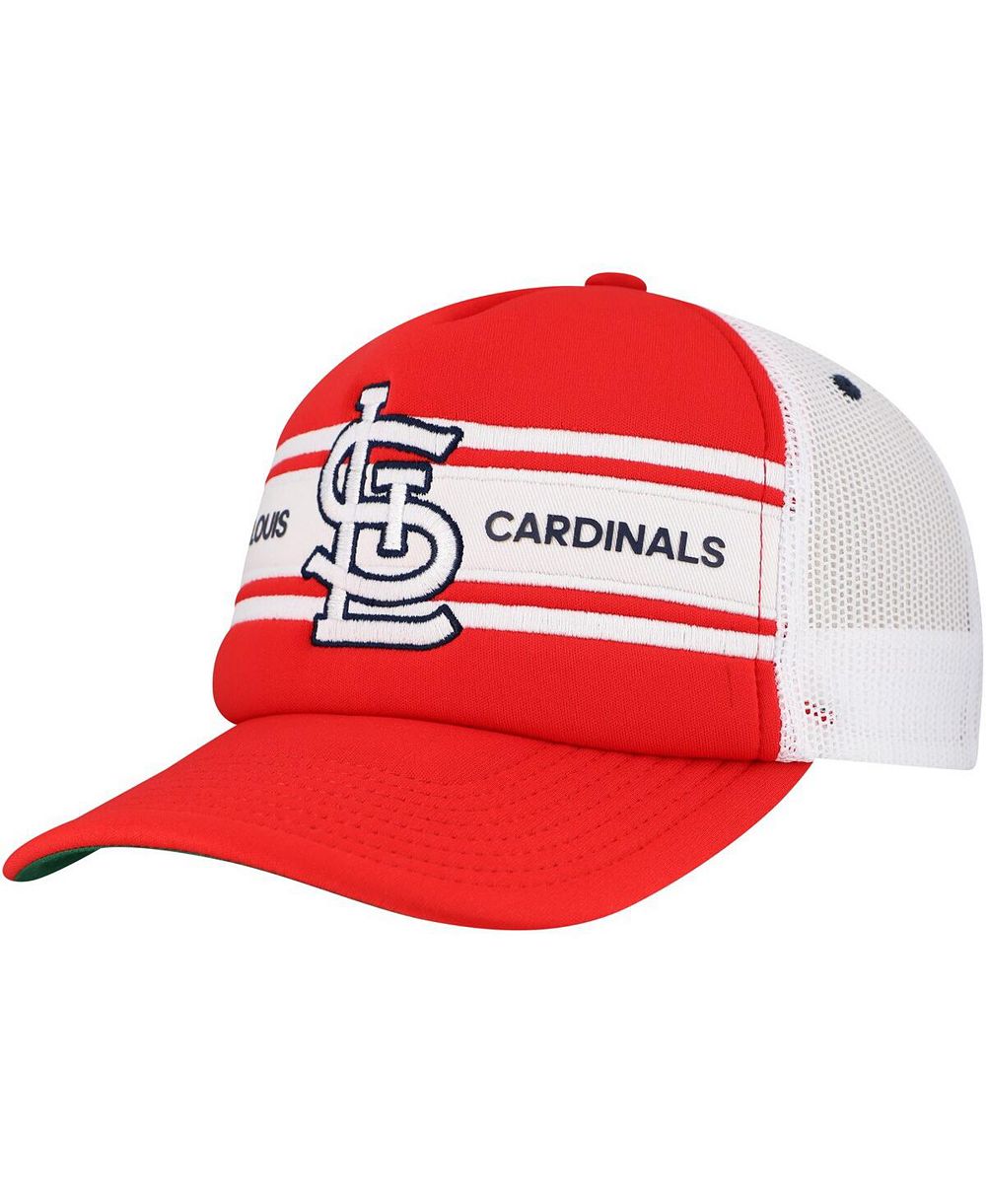 Mitchell & Ness Men's Red St. Louis Cardinals Sideline Trucker Adjustable Hat