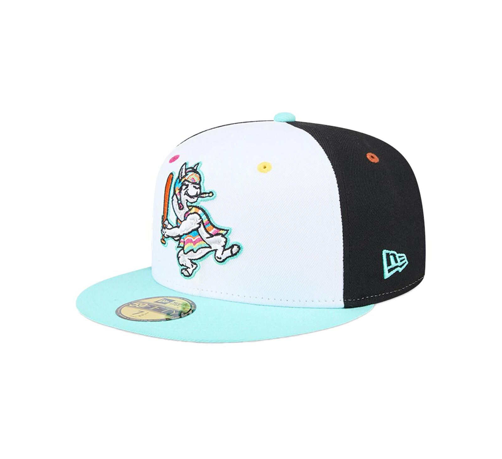 New Era Мужская белая кепка 59FIFTY Hickory Crawdads Copa de la Diversion