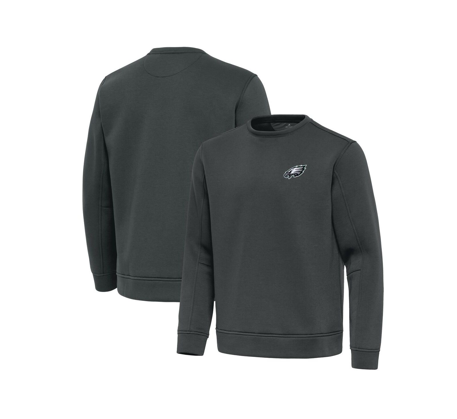 Мужская толстовка Antigua Philadelphia Eagles Lightweight Pullover Sweatshirt, pewter