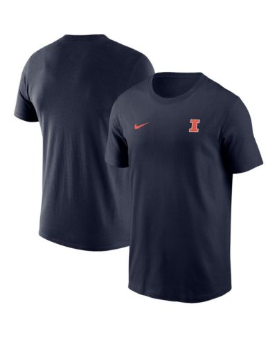 Мужская футболка Nike Navy Illinois Fighting Illini 2025 Sideline Legend Performance