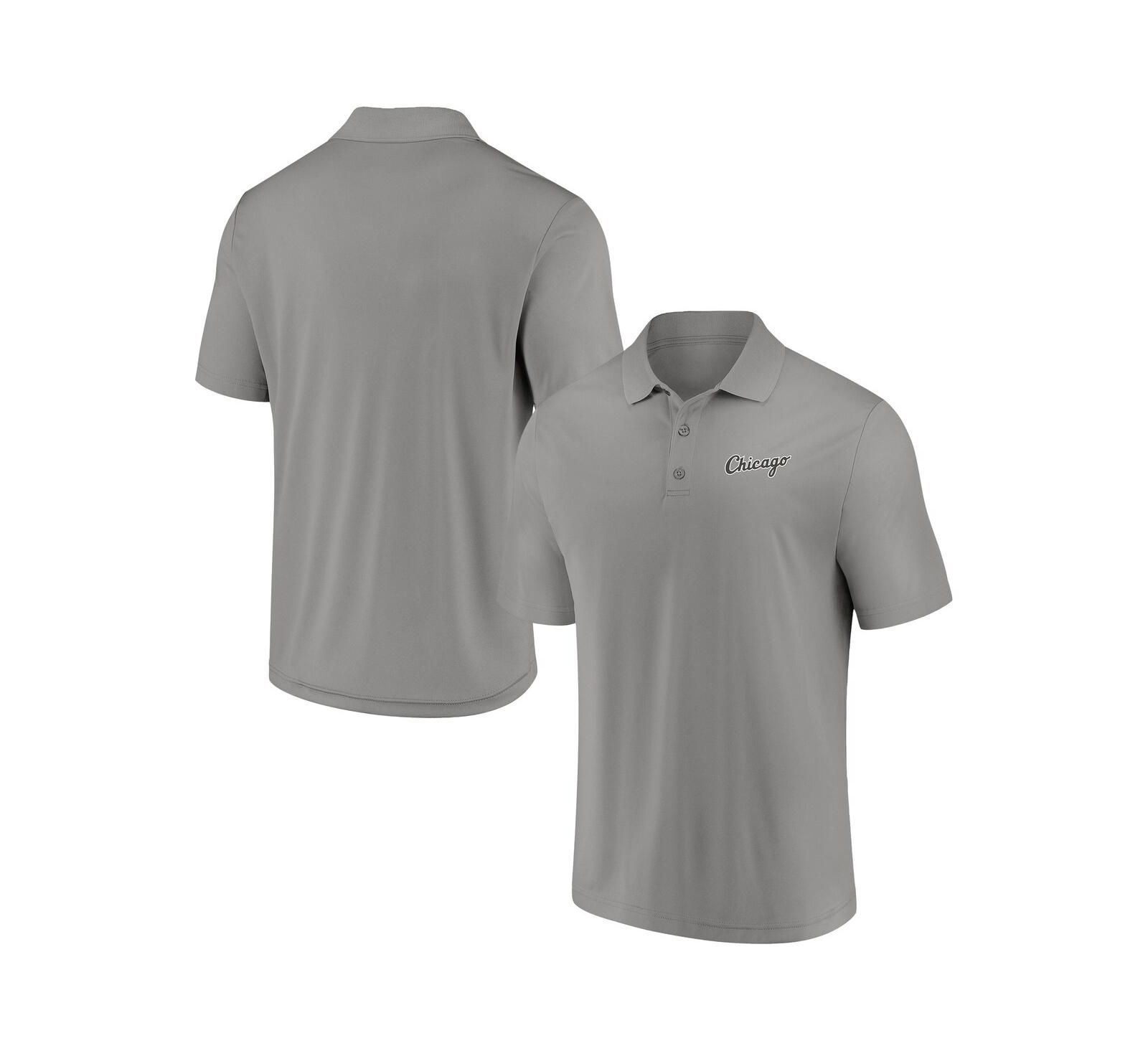 Поло-рубашка Fanatics Men's Gray Chicago White Sox Component, Мужская
