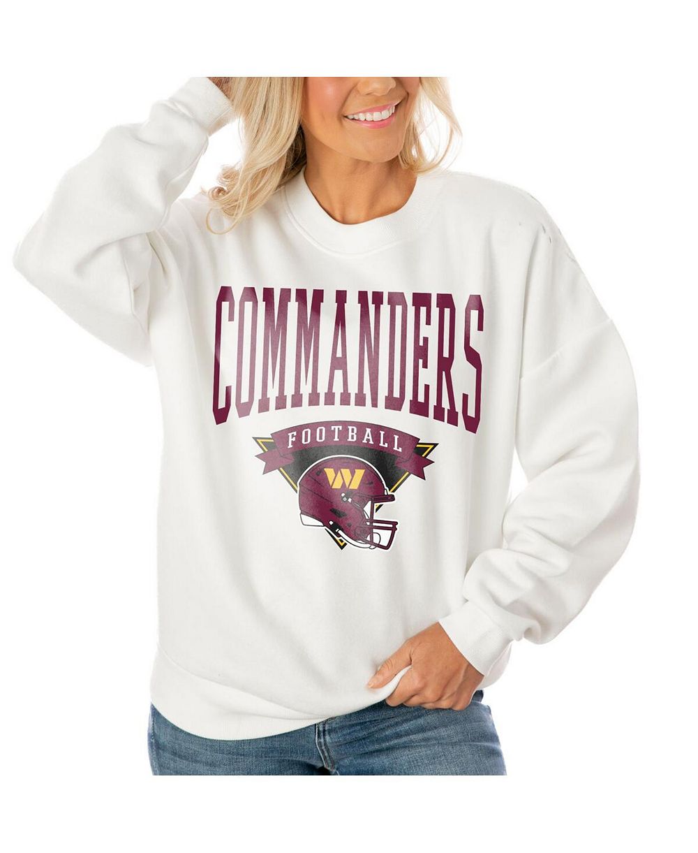 Gameday Couture Женская оверсайз толстовка Washington Commanders белая