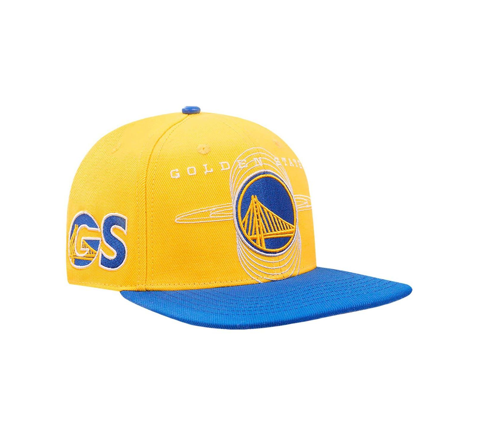 Мужская кепка Pro Standard Gold/Royal Golden State Warriors Logo Morph Snapback