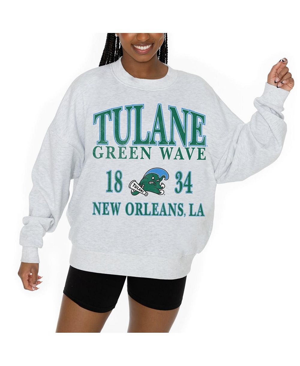 Gameday Couture Женская флисовая толстовка Ash Tulane Green Wave Premium