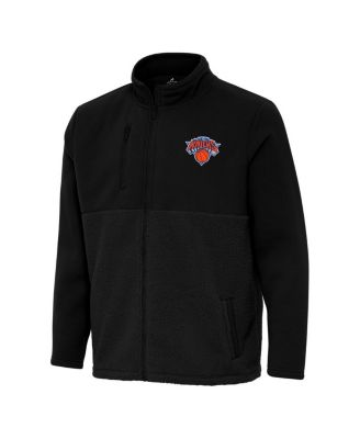 Antigua Мужская черная куртка с полной молнией New York Knicks Daily Fused
