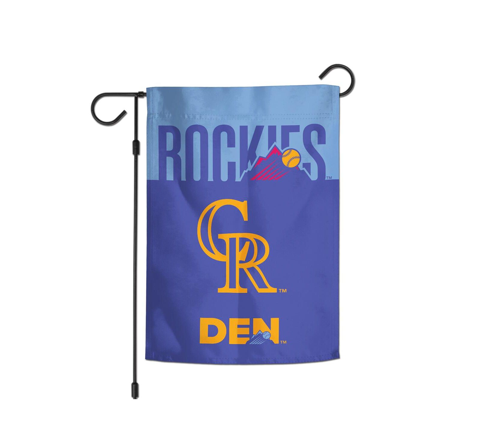 Садовый флаг Wincraft Colorado Rockies 2025 City Connect двусторонний 12" x 18"