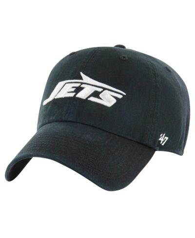 Мужская кепка '47 Brand New York Jets Clean Up Tonal Adjustable Black