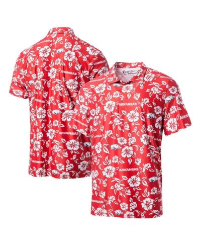 Мужская polo рубашка Reyn Spooner Cardinal Arkansas Razorbacks