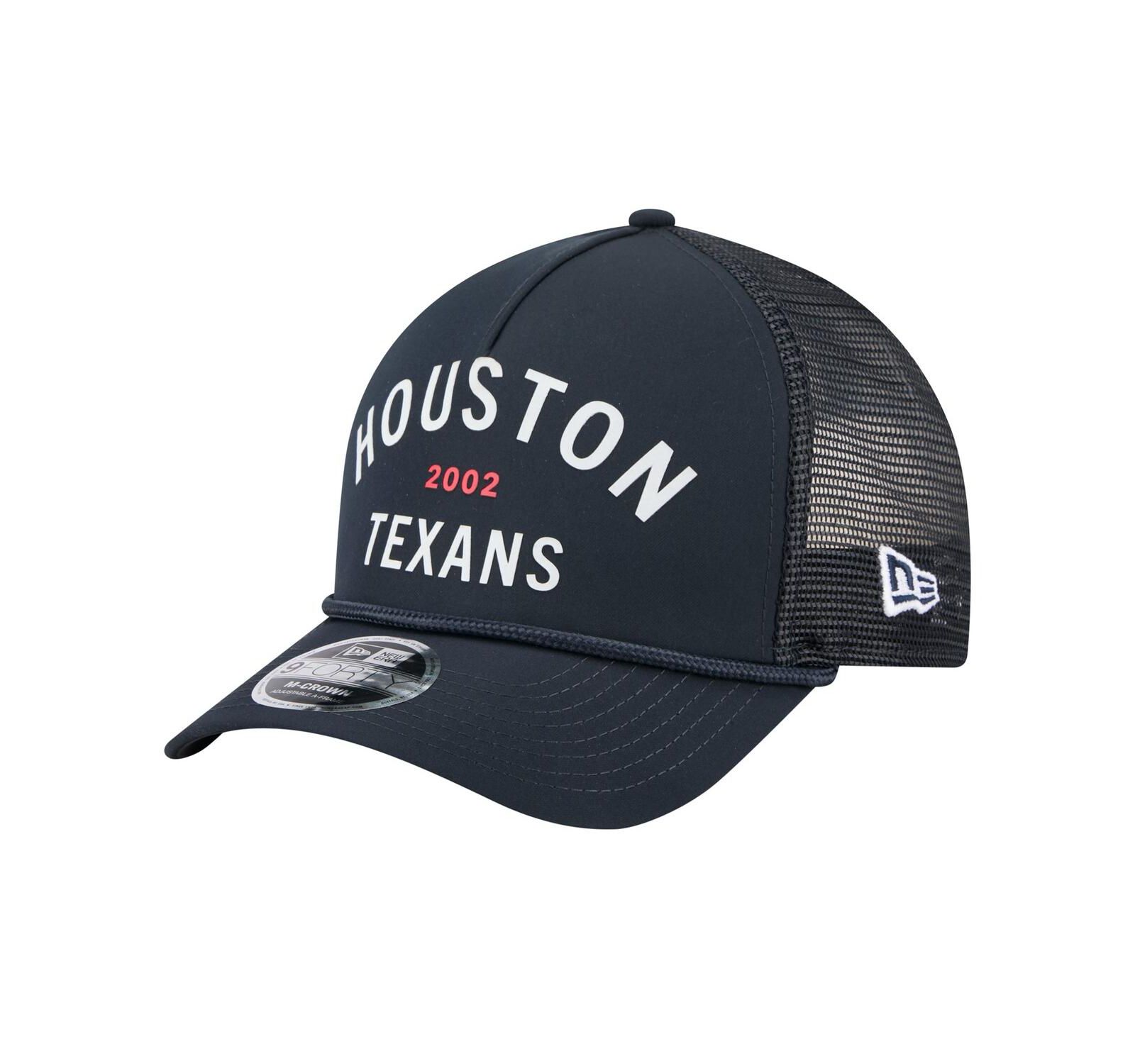 New Era Мужская кепка Houston Texans Active Minimalist M-Crown A-Frame 9FORTY темно-синяя