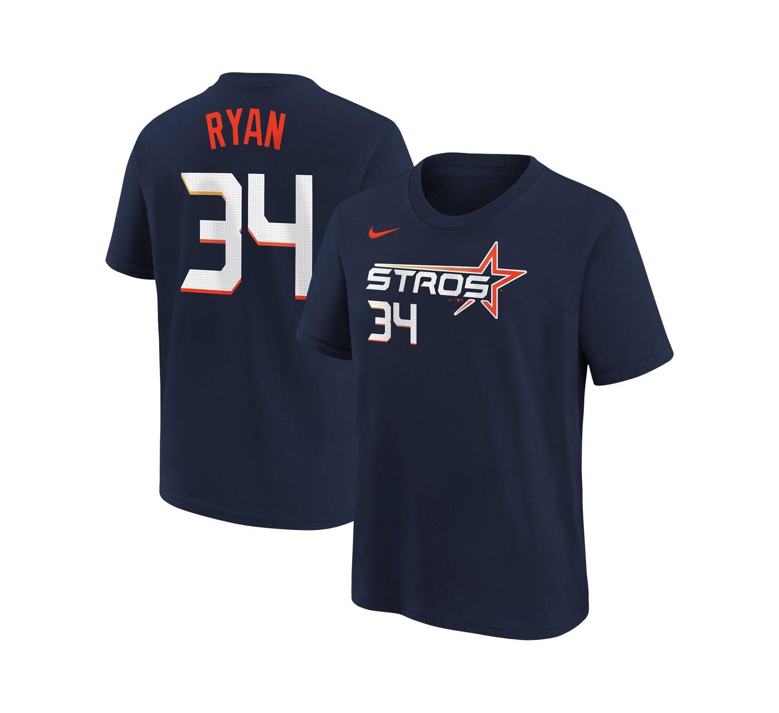 Nike T-Shirt для мальчиков и девочек Nolan Ryan Houston Astros