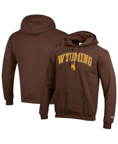Champion Мужской коричневый худи с логотипом Wyoming Cowboys