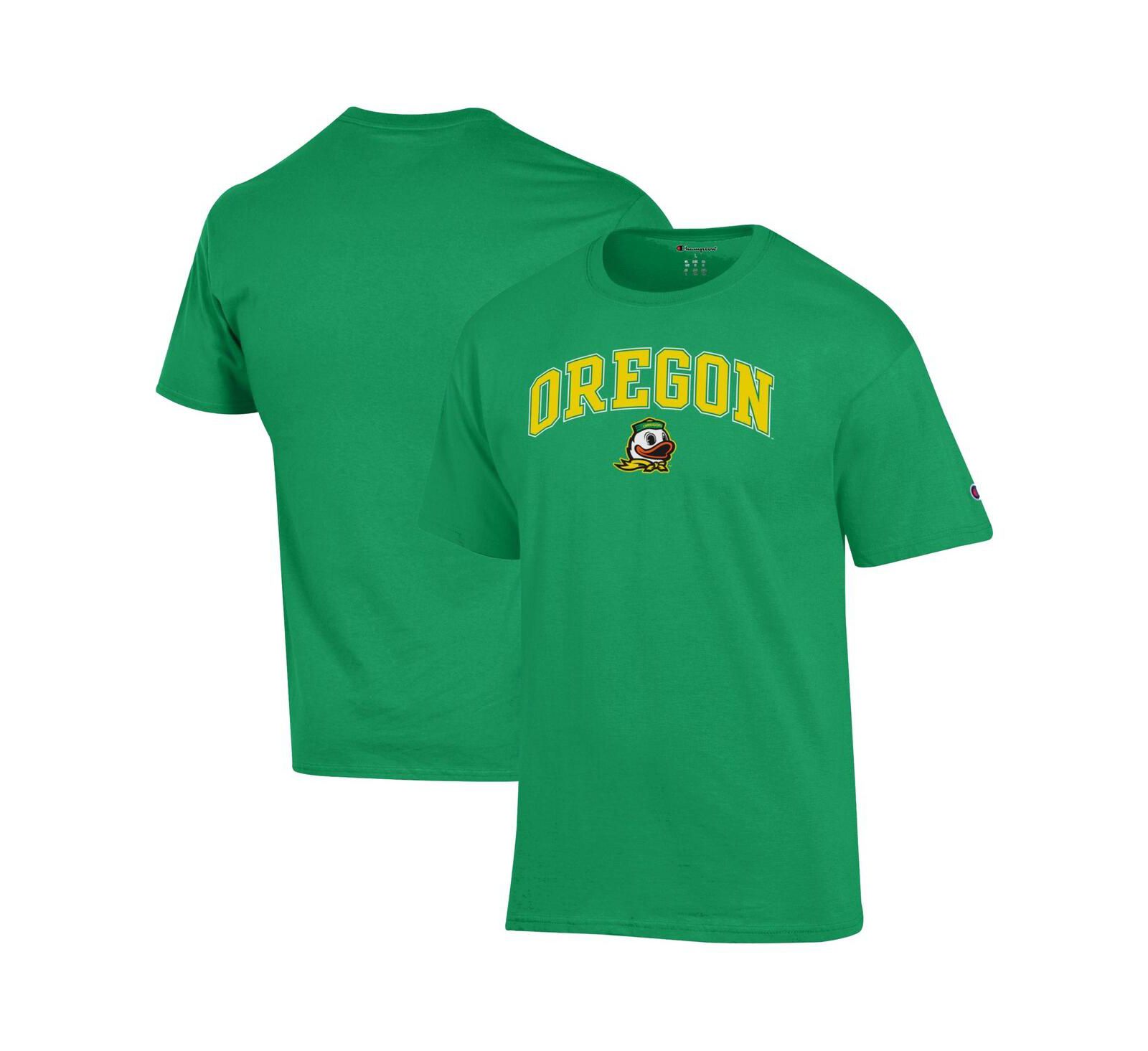 Футболка Champion Men's Green Oregon Ducks Arch Over Logo