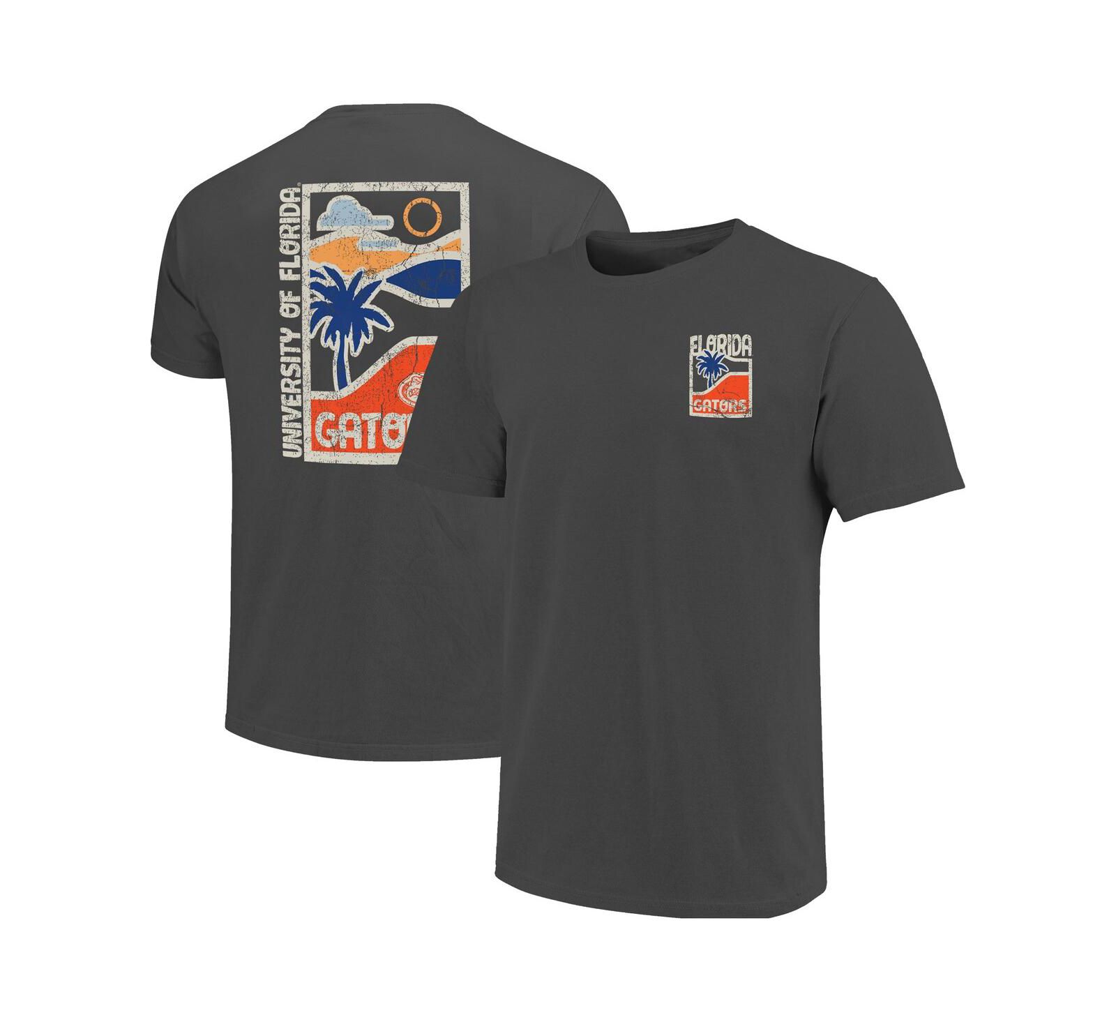Мужская футболка Image One Graphite Florida Gators Comfort Colors с минималистичным принтом