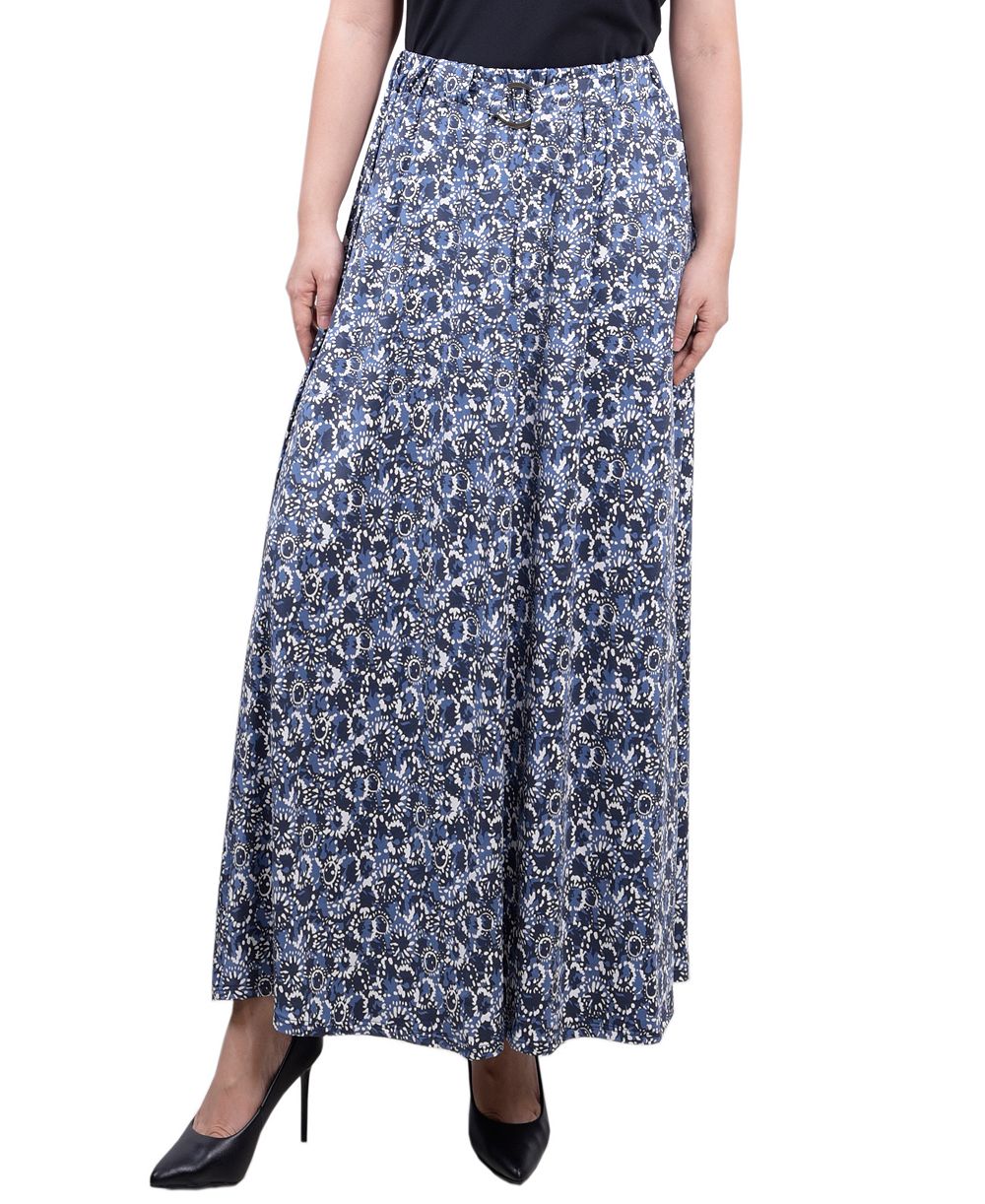Юбка миди NY Collection Petite с кольцами