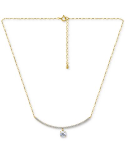 Giani Bernini кулон с цирконием (2-1/6 ct. t.w.), 16" + 2" удлинитель