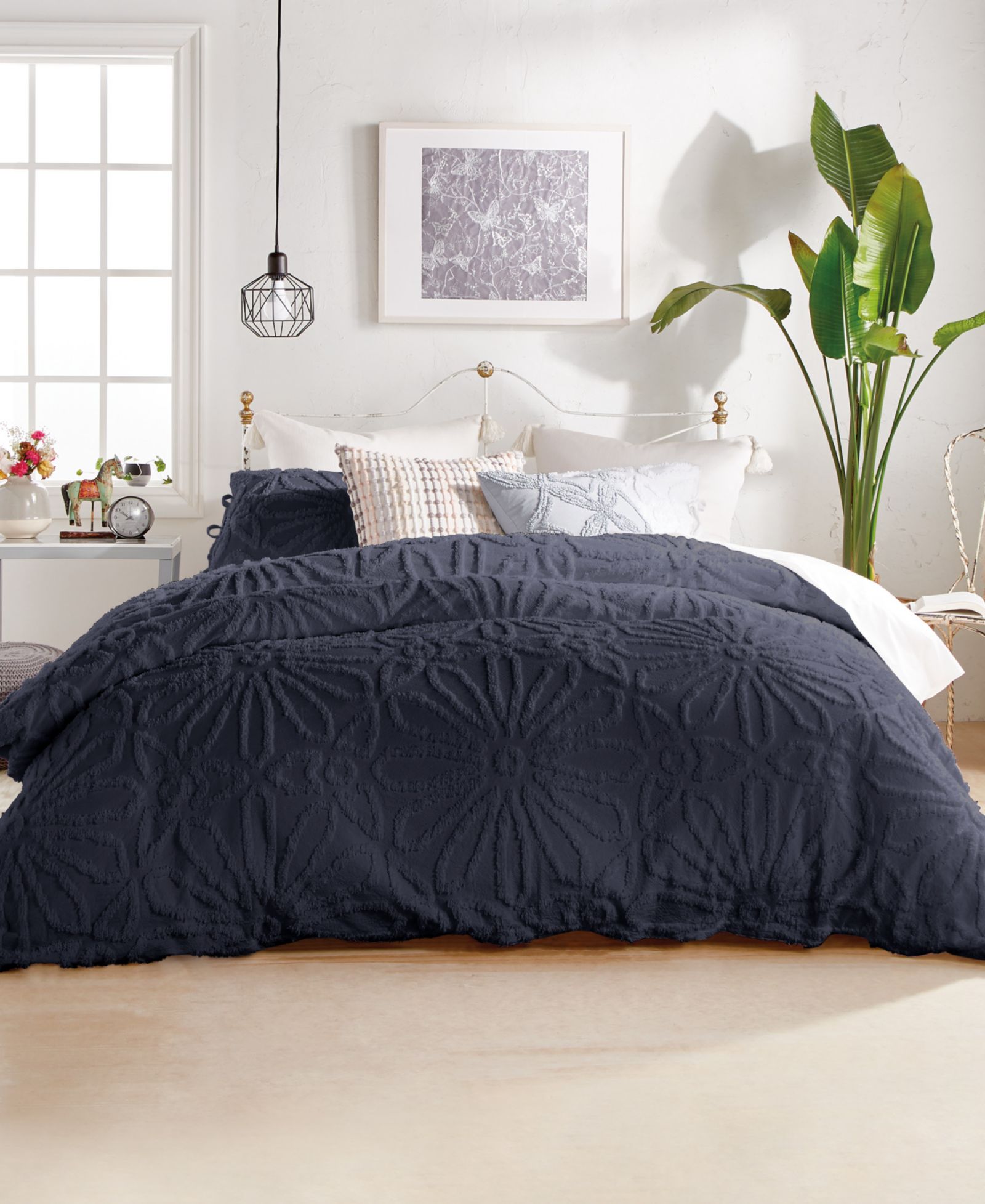 Peri Home комплект наволочек Chenille Medallion 3-Pc. Full/Queen