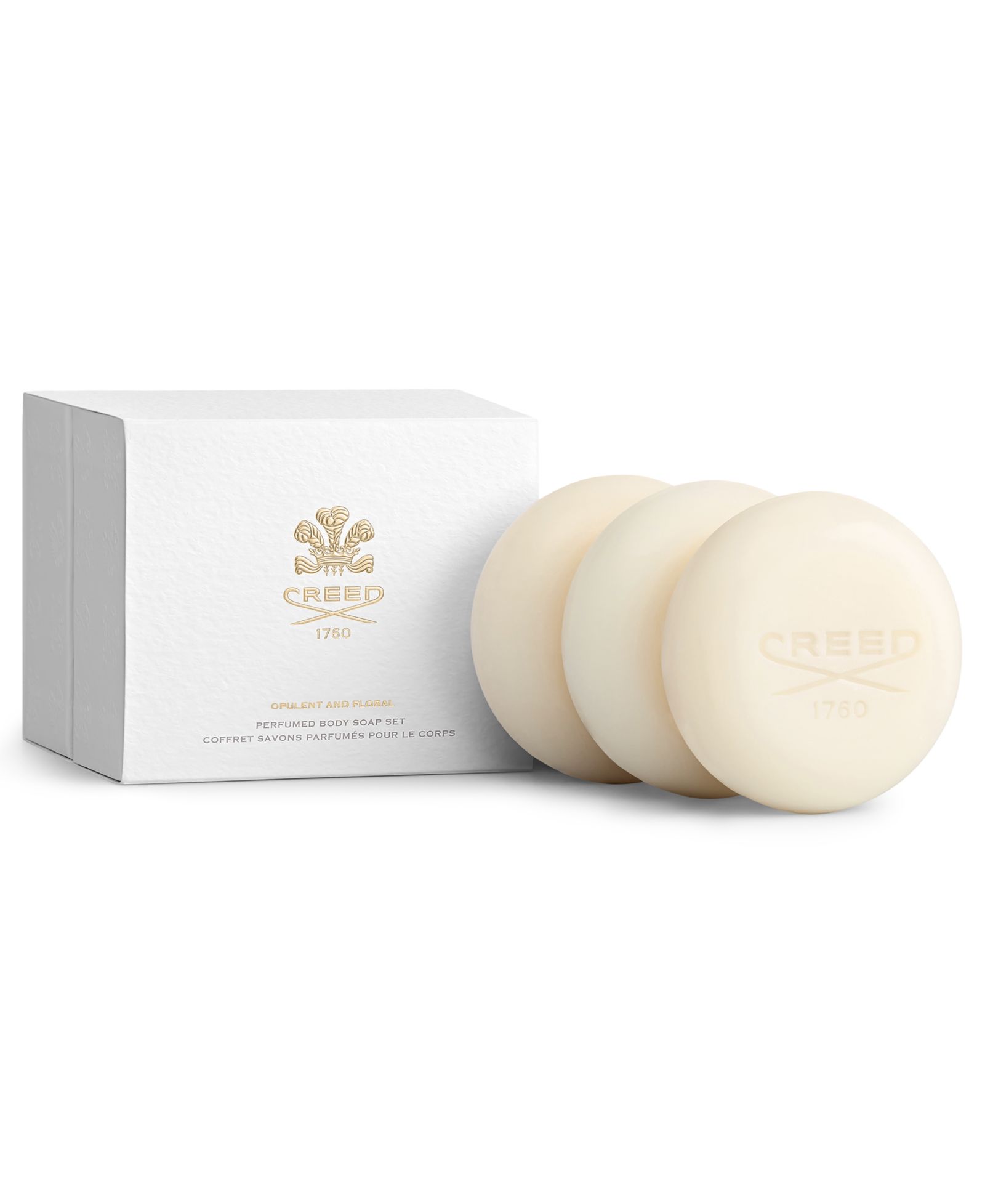 Набор парфюмированного мыла CREED 3-Pc. Opulent and Floral Perfumed Soap Gift Set 5.2 oz