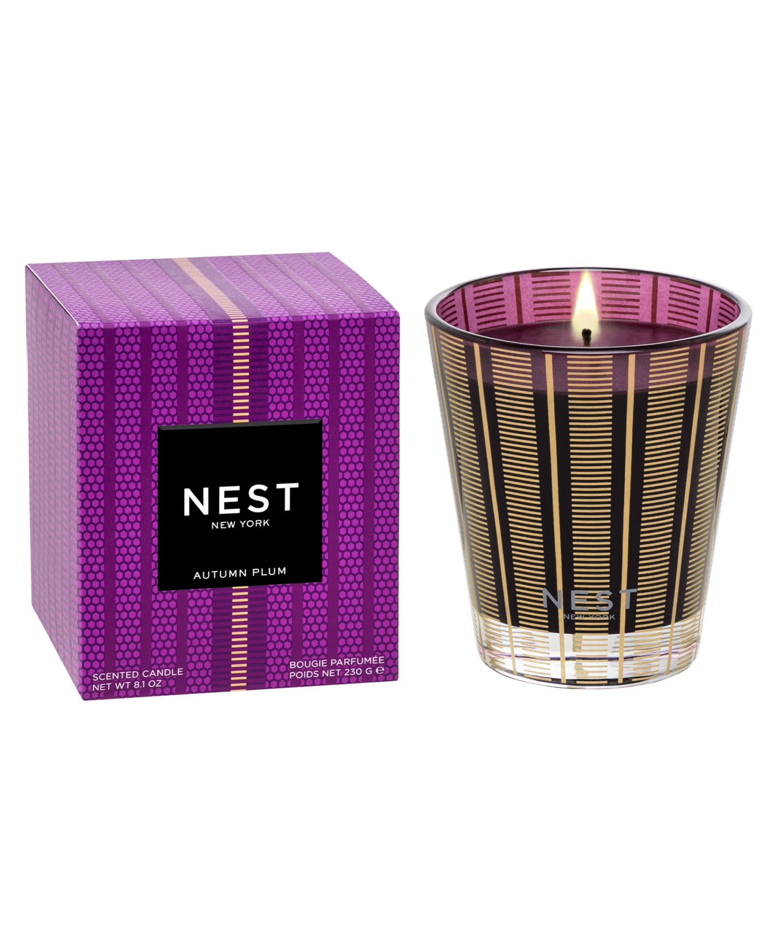 Ароматическая свеча NEST New York Autumn Plum Classic 8.1 oz
