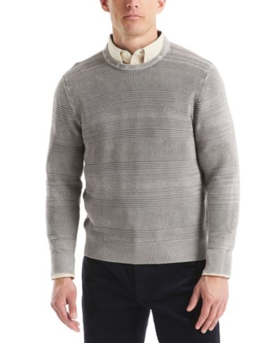 Nautica Men's Stonewashed Crewneck Sweater