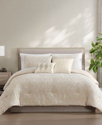 Комплект постельного белья Macy's Wells Geometric 9-Pc., King