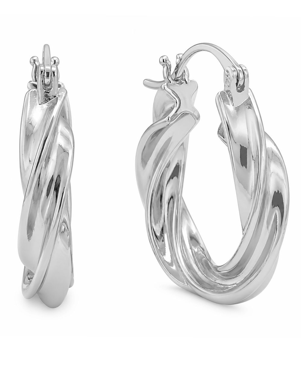 And Now This серьги-кольцо Twisted Hoop