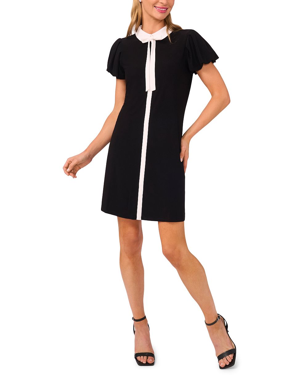 Женское платье CeCe Tie Front Puff Sleeve