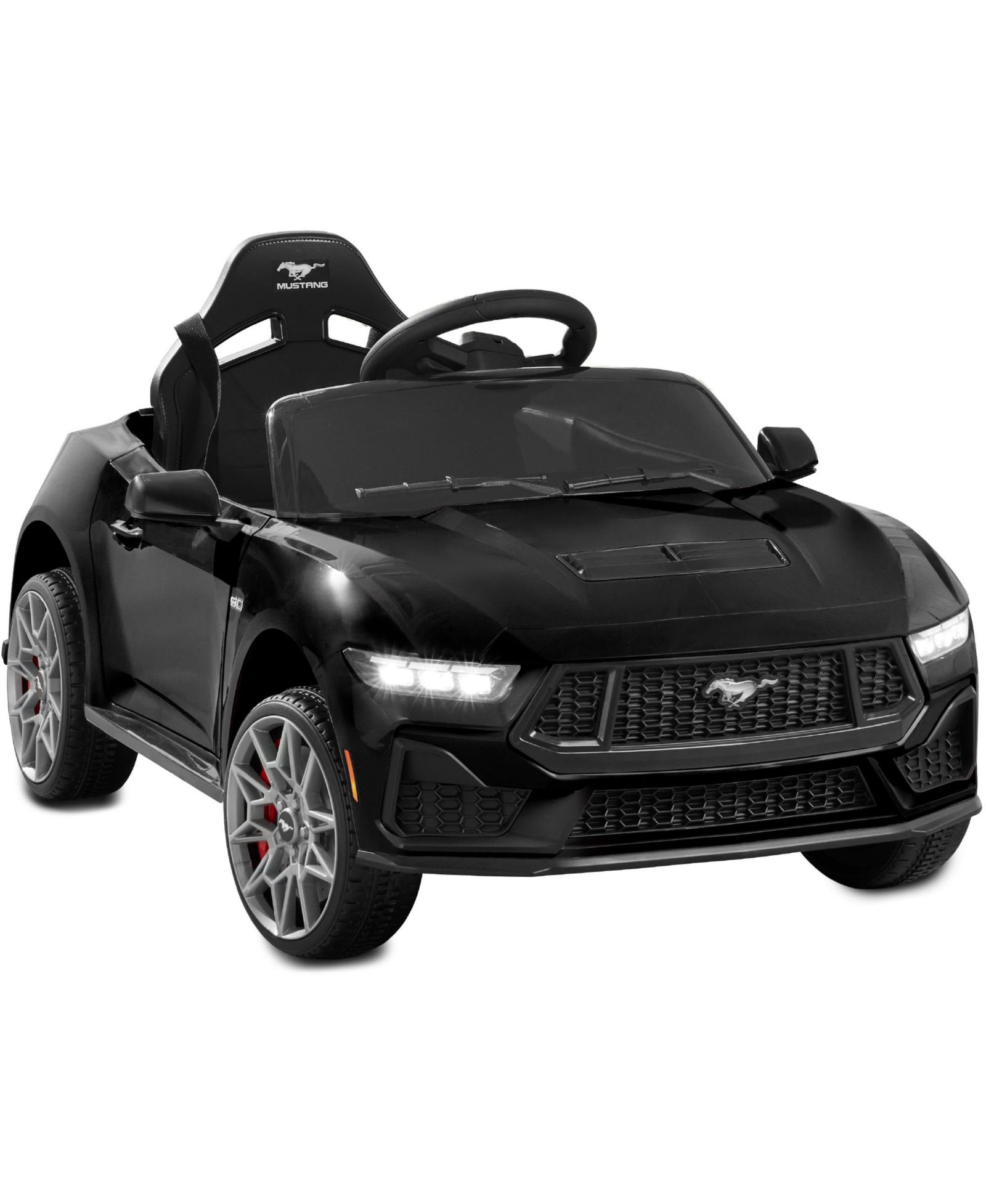 Best Choice Products Ford Mustang 42"L Electric Ride-On Car with Remote Control & LED Lights, 66 lbs. Capacity, Ages 3+